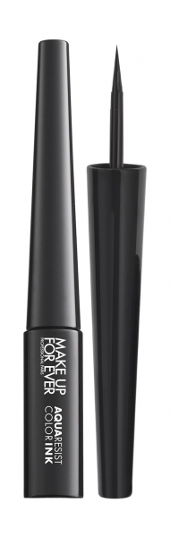 Make Up For Ever Aqua Resist Color Ink Liner&nbsp;Водостойкая жидкая подводка для глаз | 1 Matte Charcoal / Угольный (матовый)