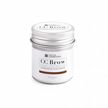 Хна для бровей, темно-коричневый (в баночке) / CC Brow dark brown 5 г