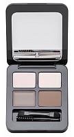 Набор теней и аксессуаров для коррекции бровей 01 / TOTAL LOOK BROW KIT 4*1,2 г